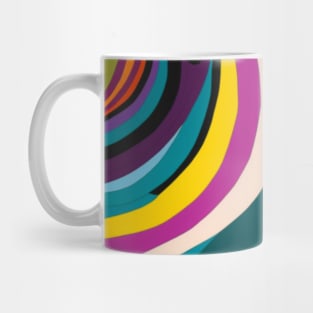 Colorful Swirl Abstract Pattern Mug